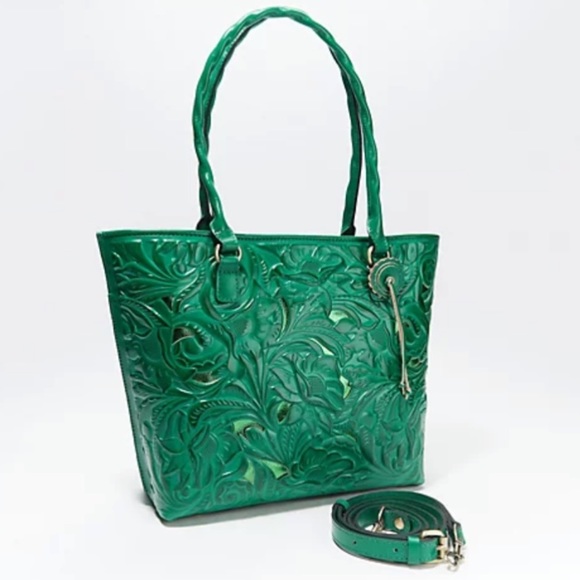 Patricia Nash Handbags - Patricia Nash Adeline Tote Soft Green